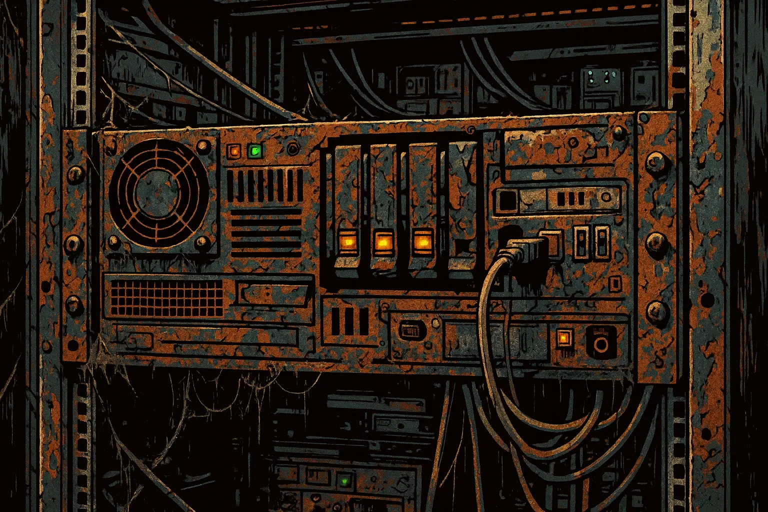 Rostiger alter Server